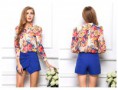 Blusa de cuello elegante 