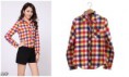 Blusa casual leñadora