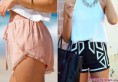 short bordeado